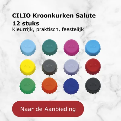 CILIO Kroonkurken Salute 12 stuks